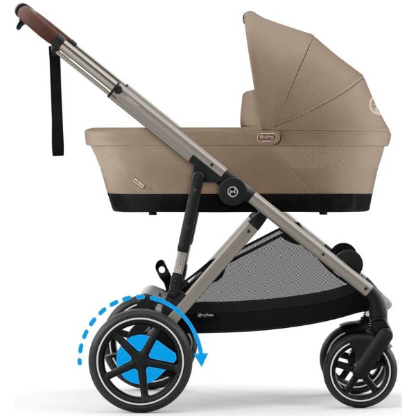 Фото - Коляска прогулочная Cybex eGazelle S TPE Almond Beige (524000547)